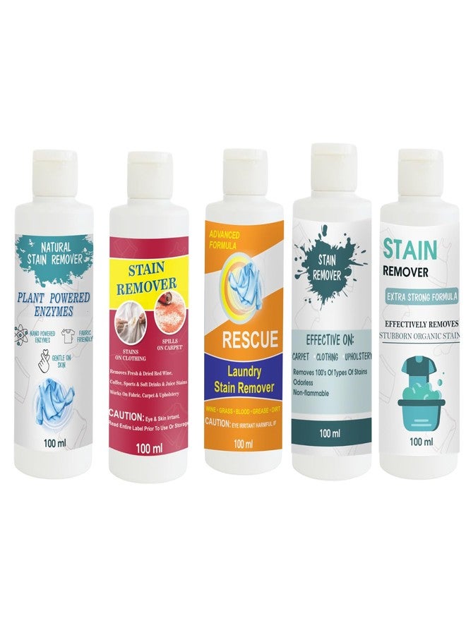 TOOVUS Stain Remover Combo Pack of Shirt, Red, Orange, Sky and Doll Stain Remover | Multi-Surface Cleaning Solution for Clothes, Fabrics, Upholstery (100 g Each) - Image 1